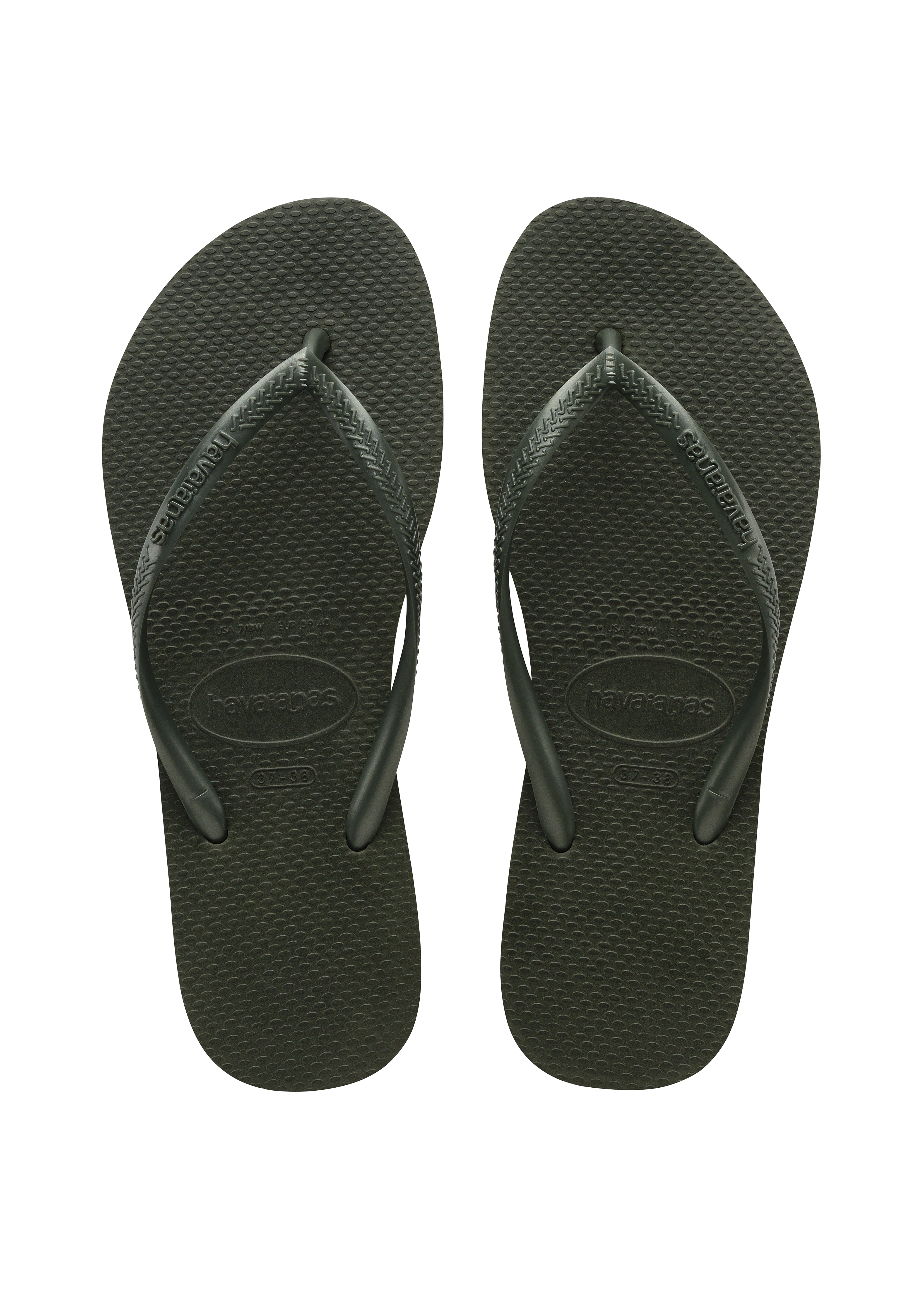 Havaianas Slim green olive Groen