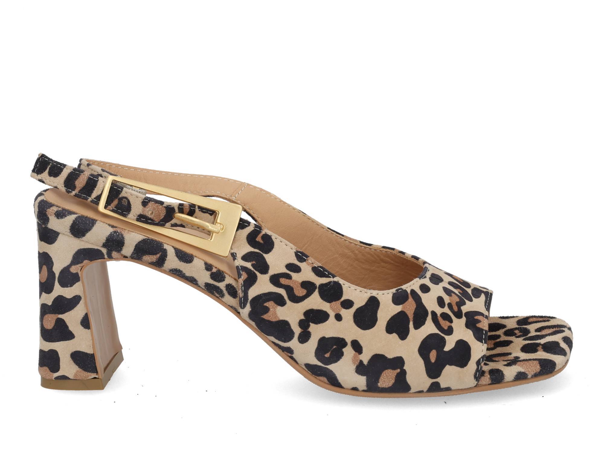 Babouche G-Biba-2 leopardo Multi