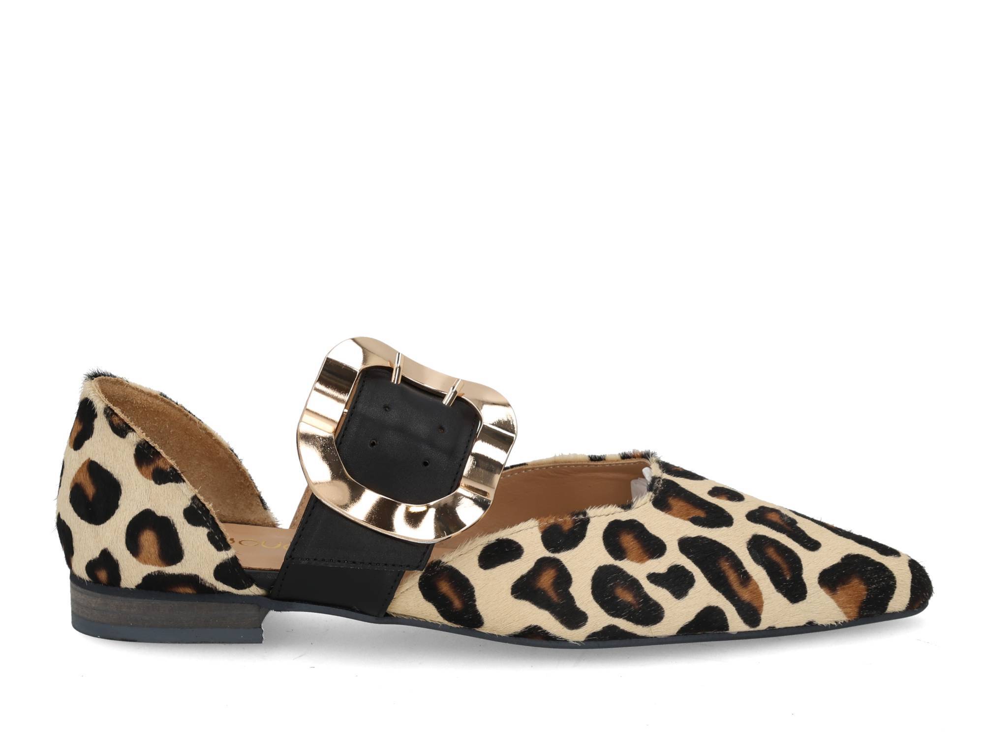 Babouche G-Izzy-59 leopardo black multi bruin