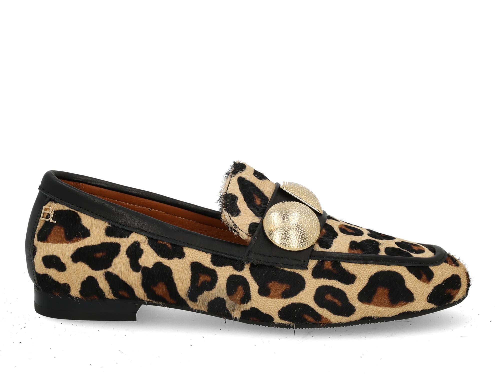 Babouche G-Lulu-59 leopardo black multi bruin 