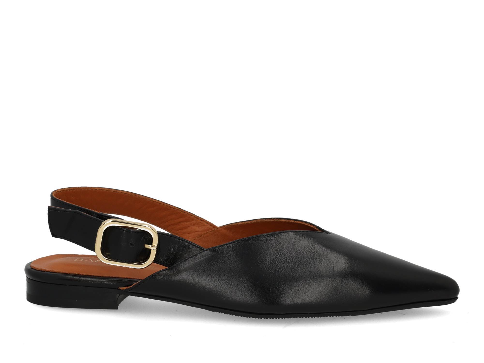 Babouche Sheri-105 black Zwart