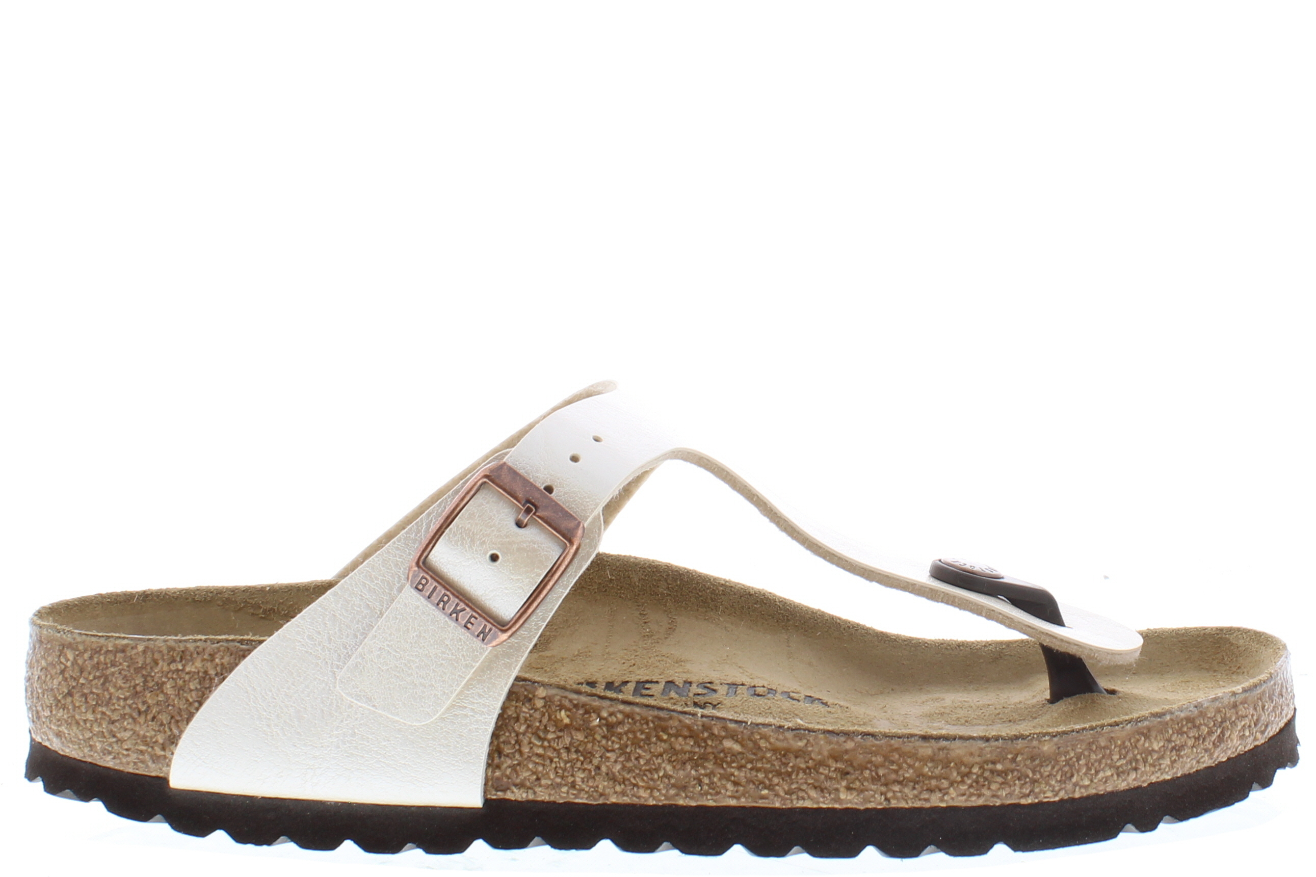 Birkenstock Gizeh regular 943871 pearl white Beige 