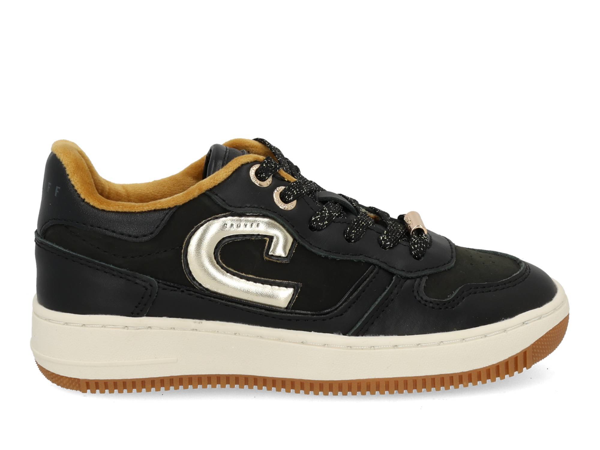 Cruyff Campo Low black gold Zwart