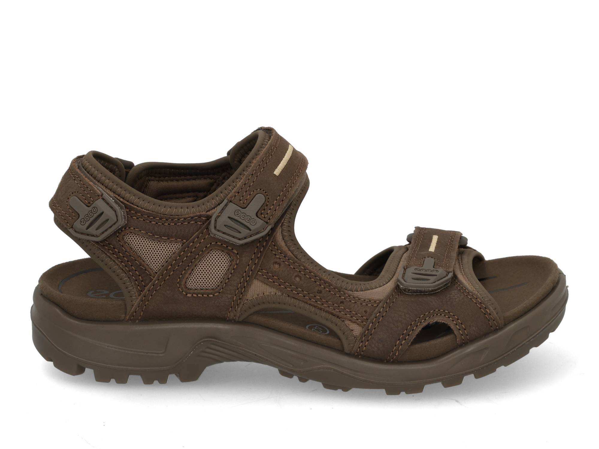 Ecco Yucatan Sandal dark clay taupe
