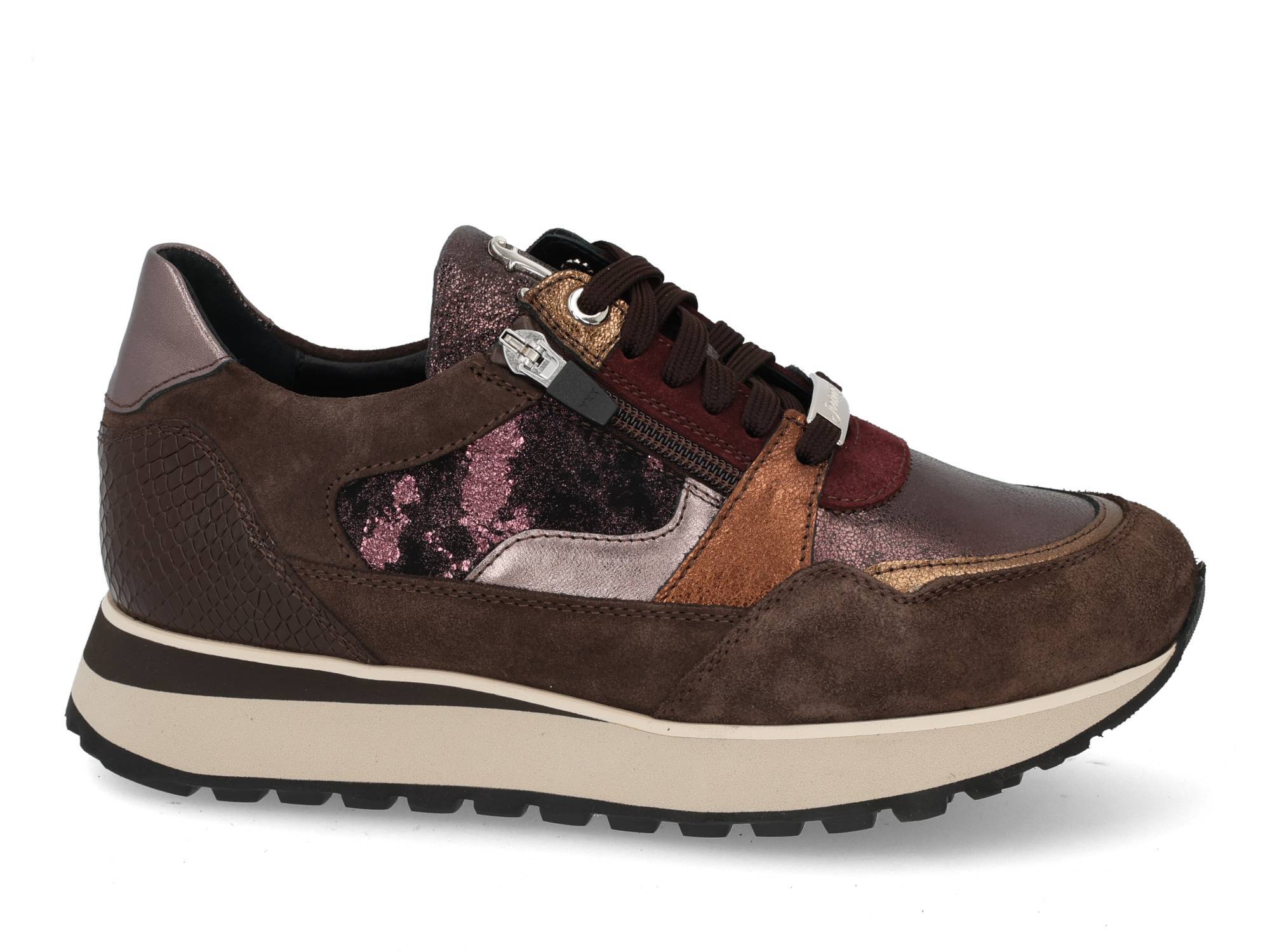 Footnotes Elke 31.009 2541 brwon combi Bruin maat 39