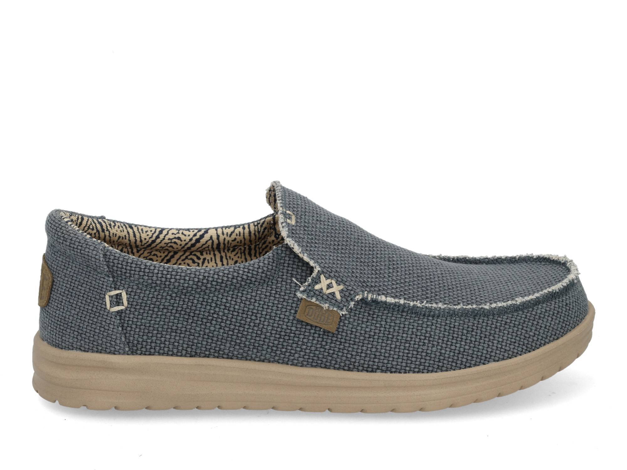 Hey Dude Mika braided deep blue Blauw