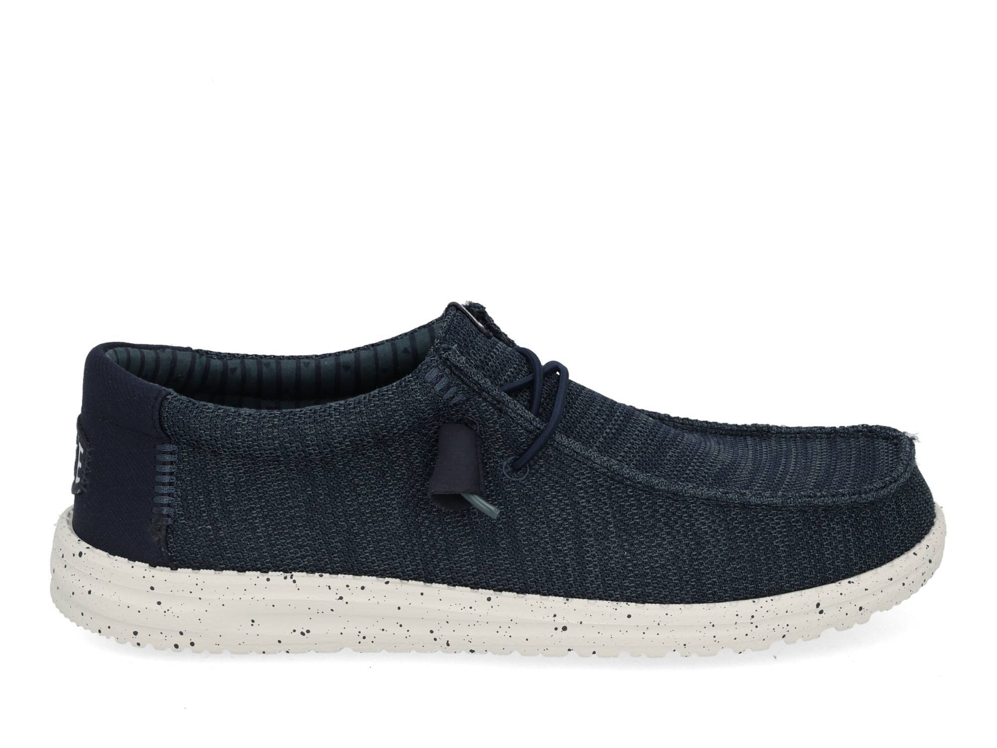 Hey Dude Wally stretch sox navy donkerblauw