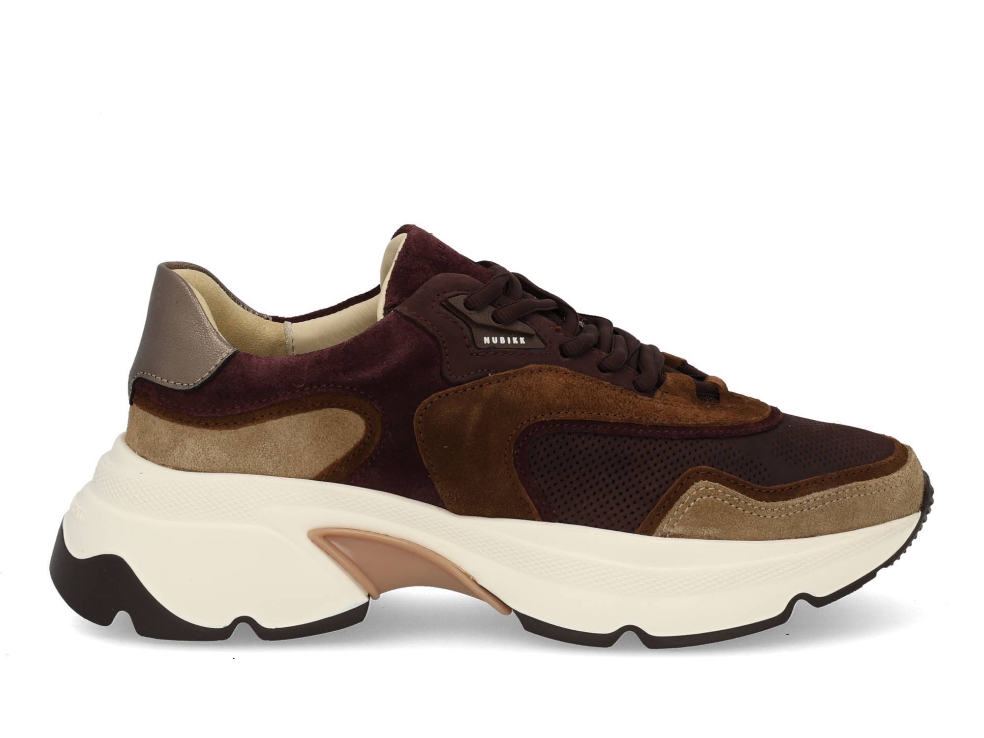 Nubikk Ross Noa dk brown combi Bruin 