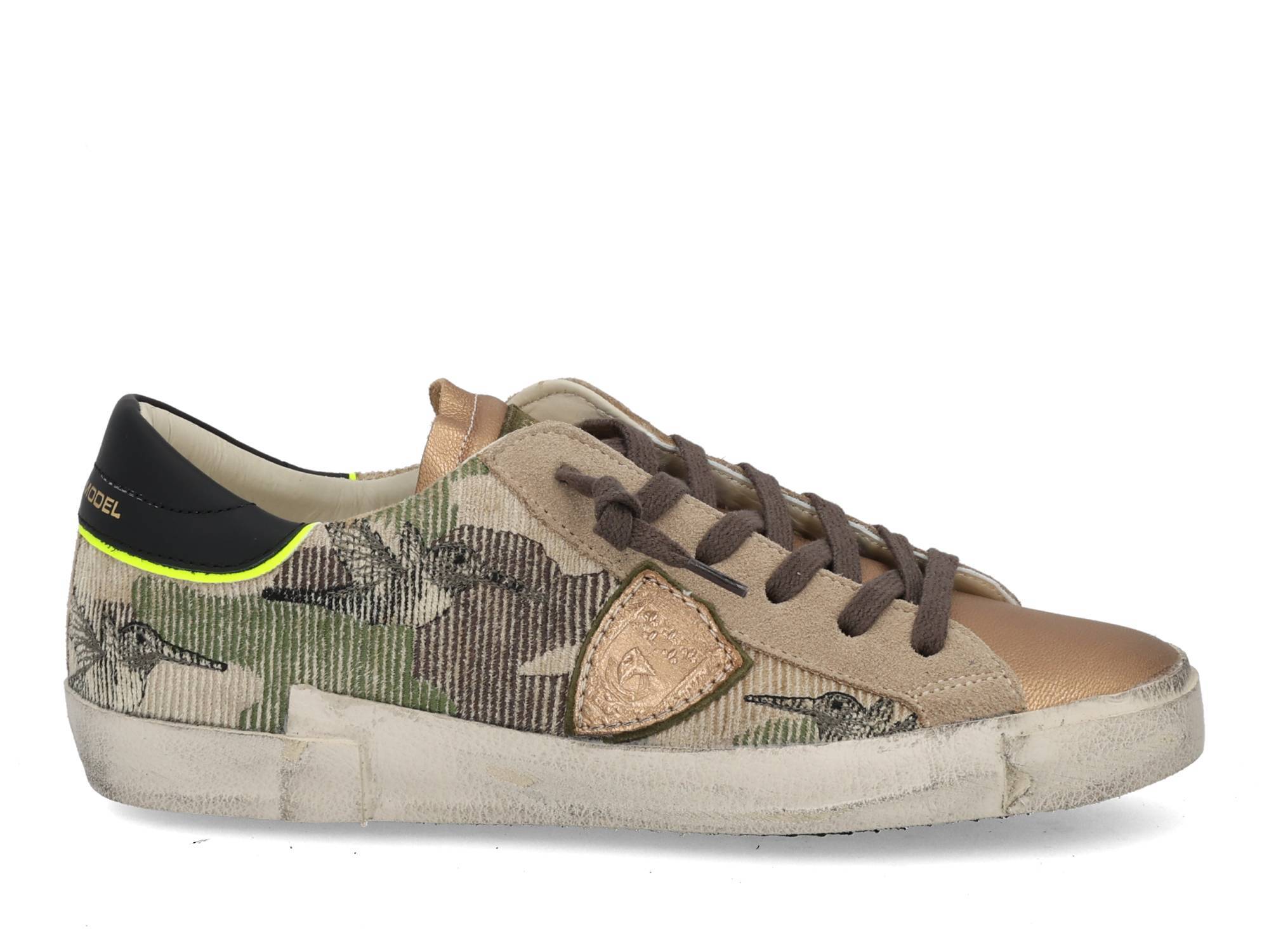 Philippe Model PRSX low camou colibri Beige 