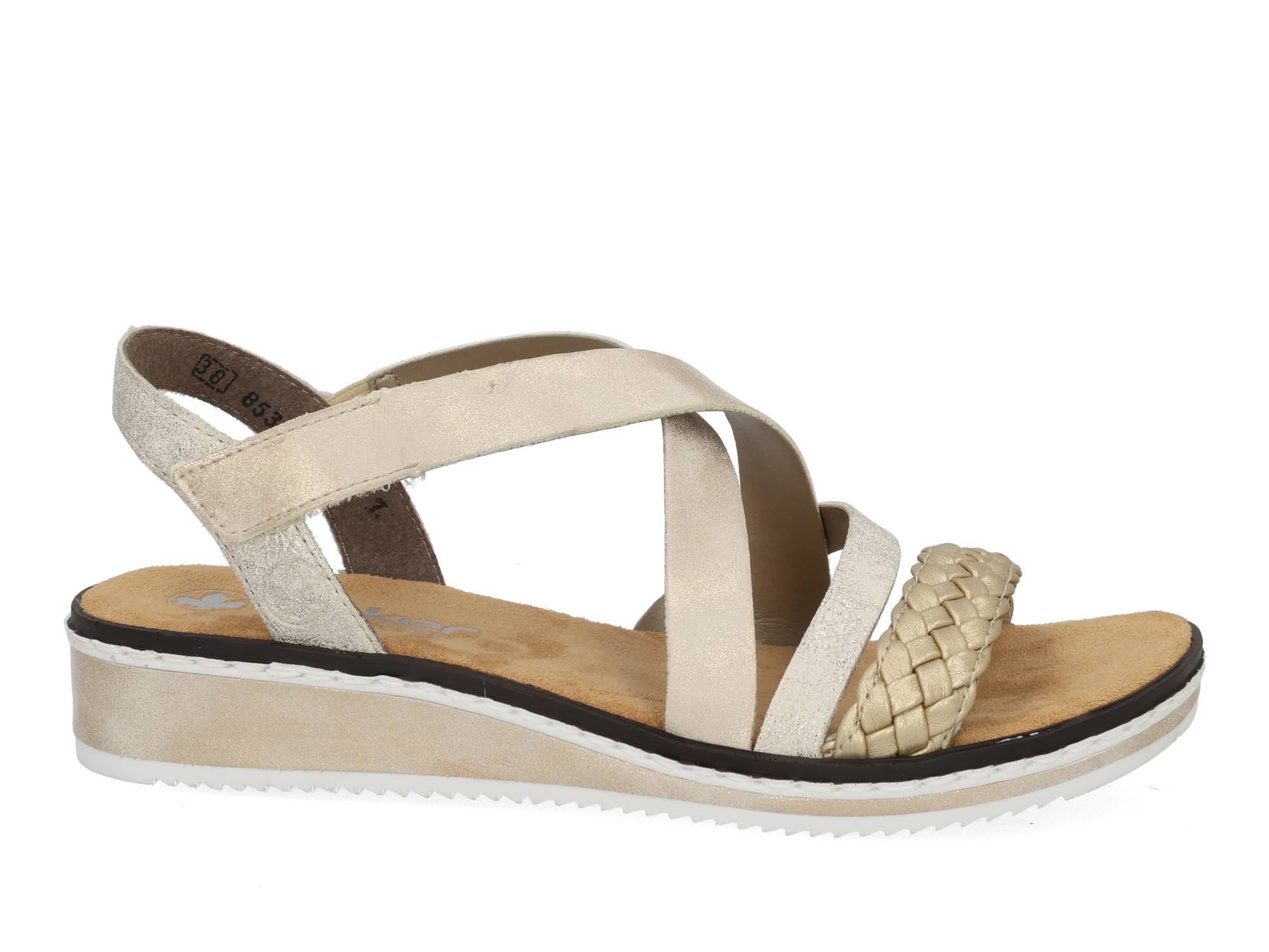 Rieker V3663 90 hellgold beig Beige