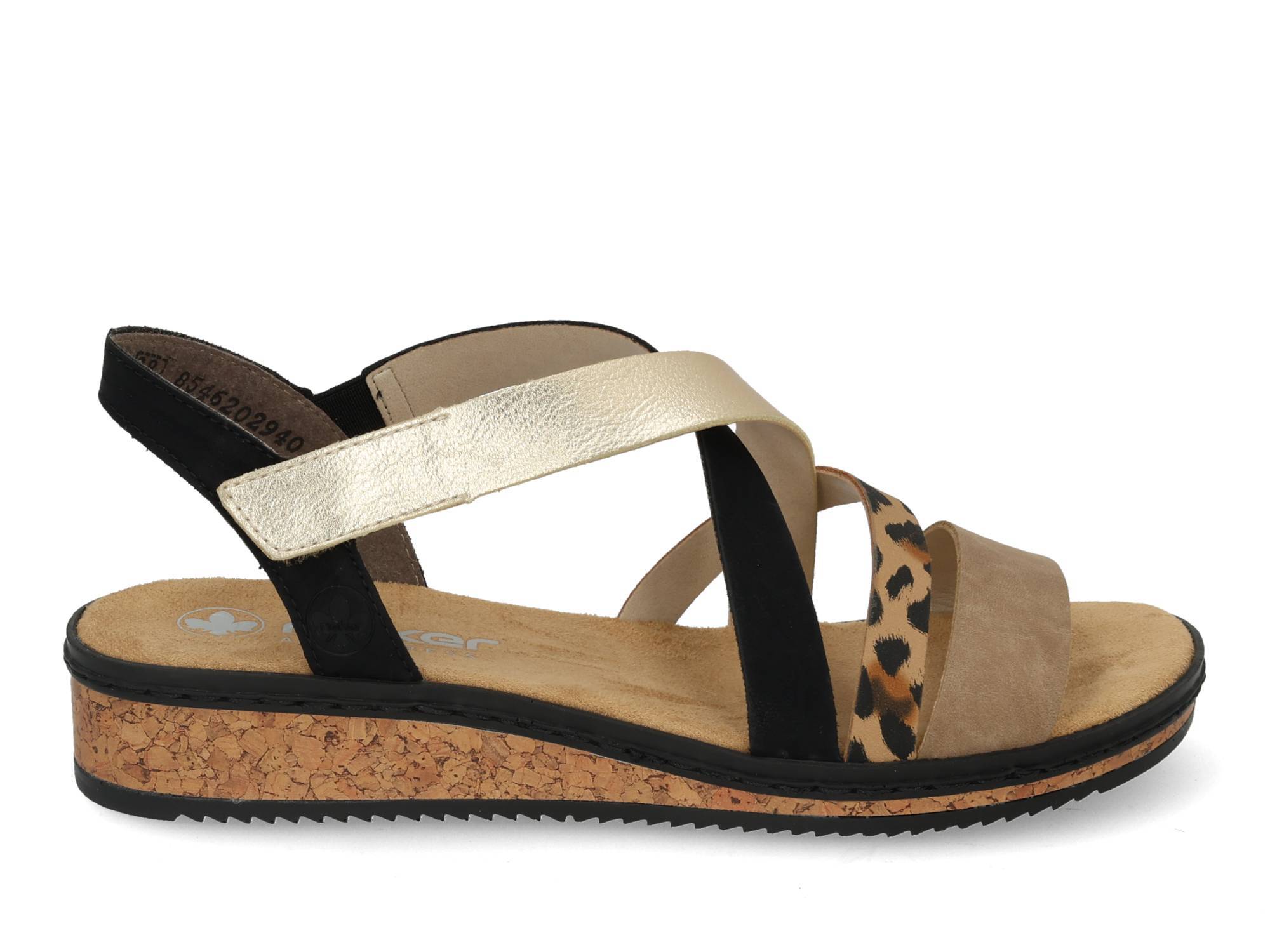 Rieker V3663 92 shell beige s Multi