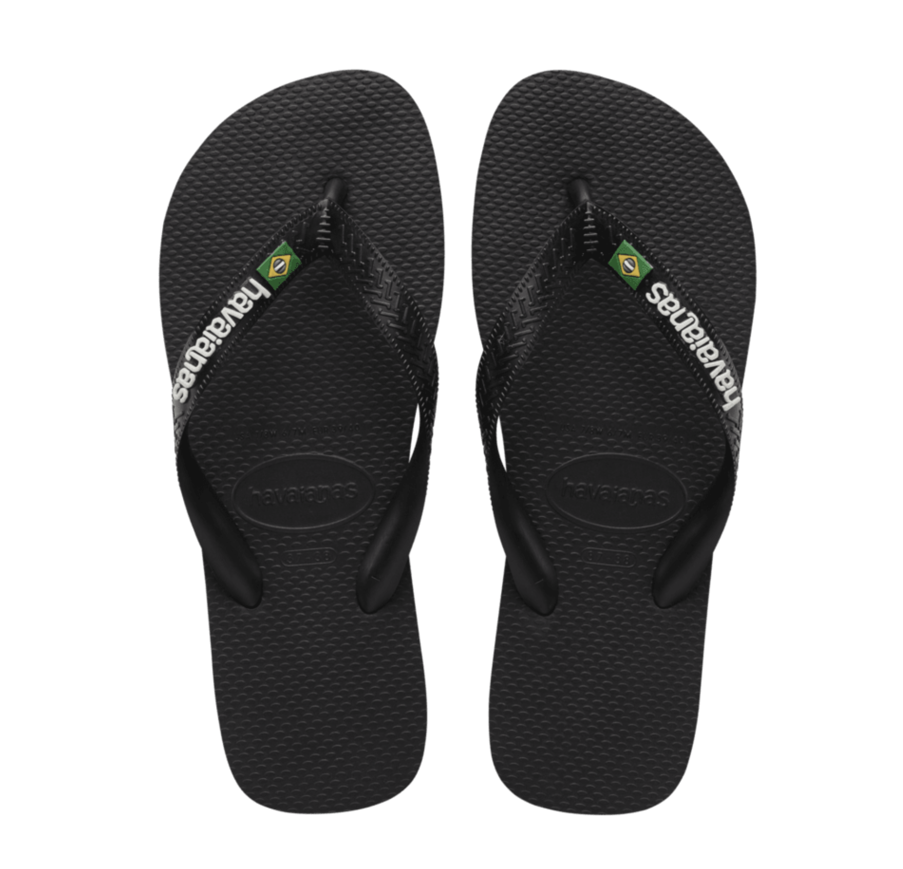 Havaianas Brasil logo black Zwart