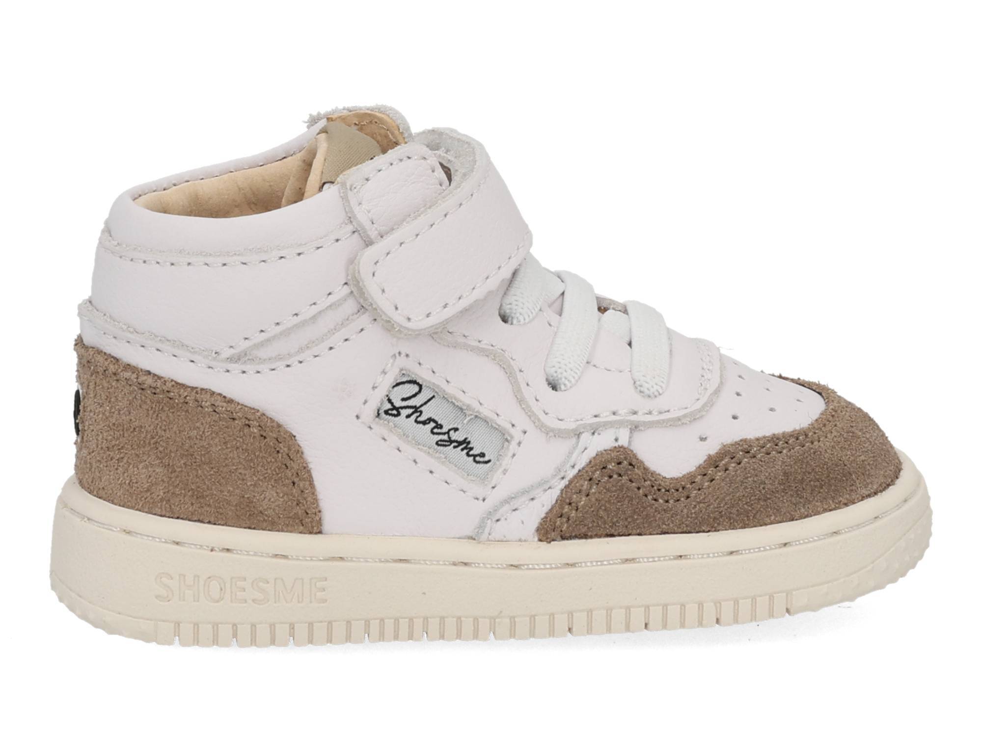 ShoesMe BN24S008-D white taupe Wit