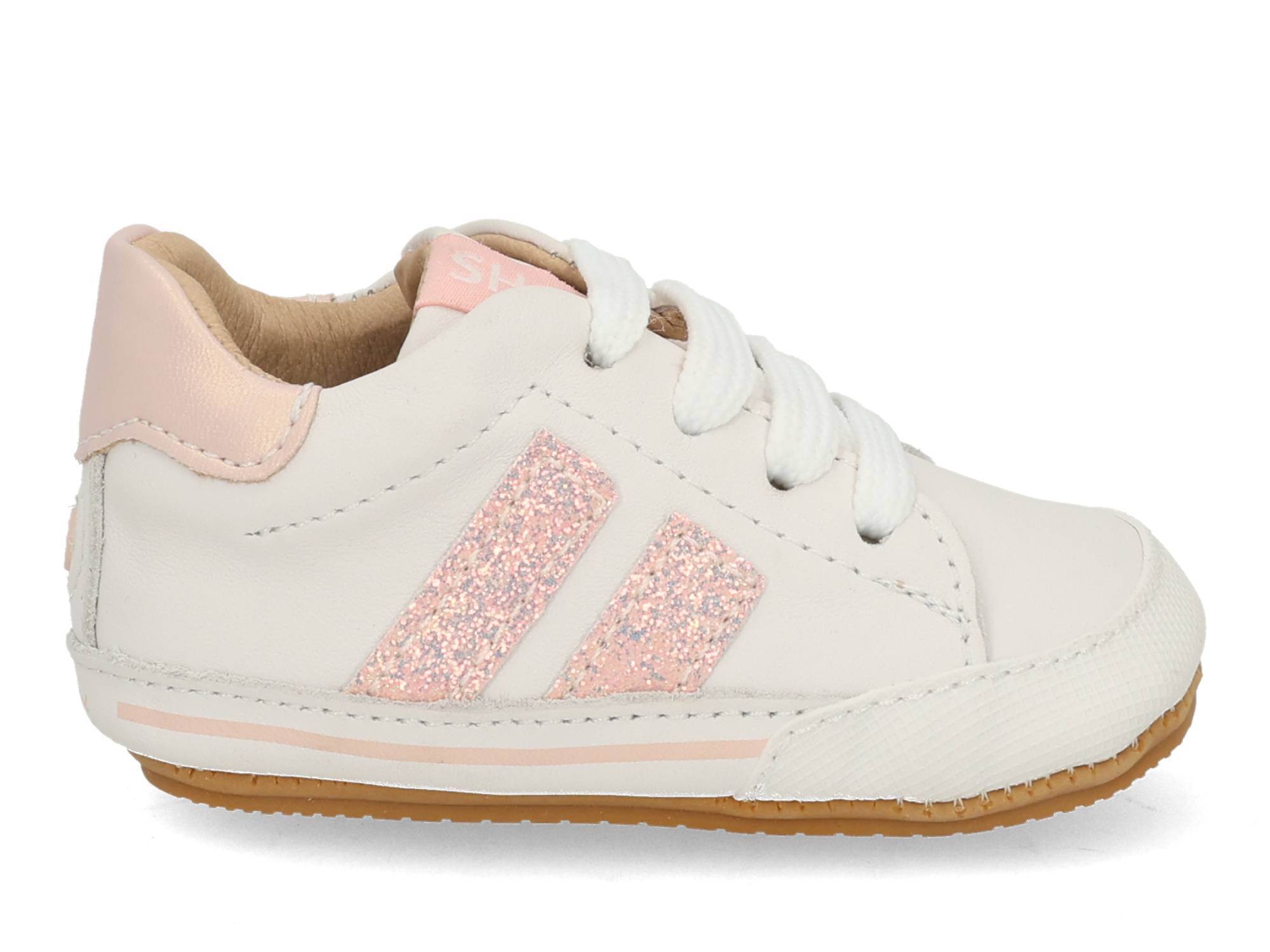 ShoesMe BP26S021-G white pink glitt Wit