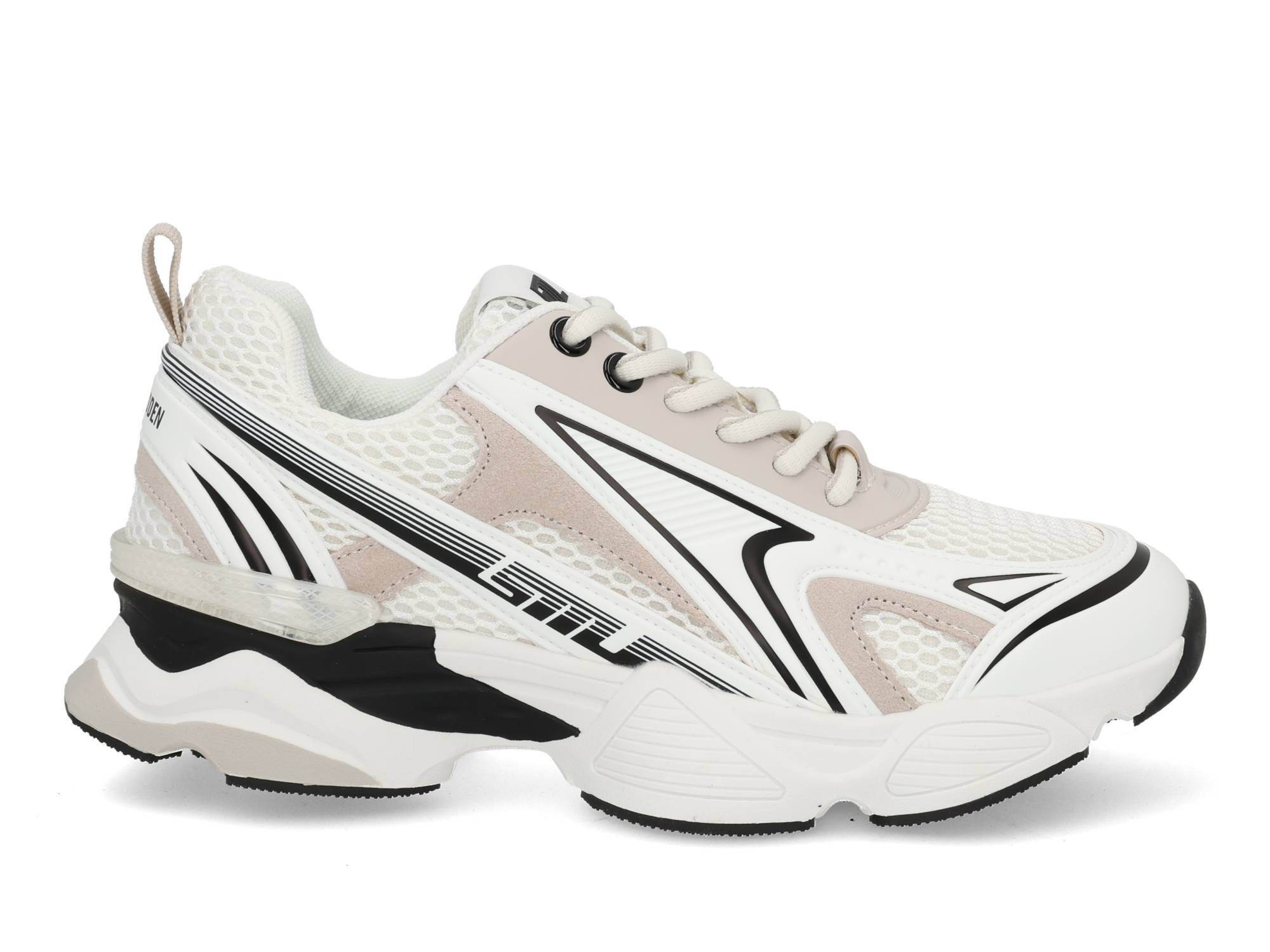 Steve Madden Speedster-E off white stone Wit 