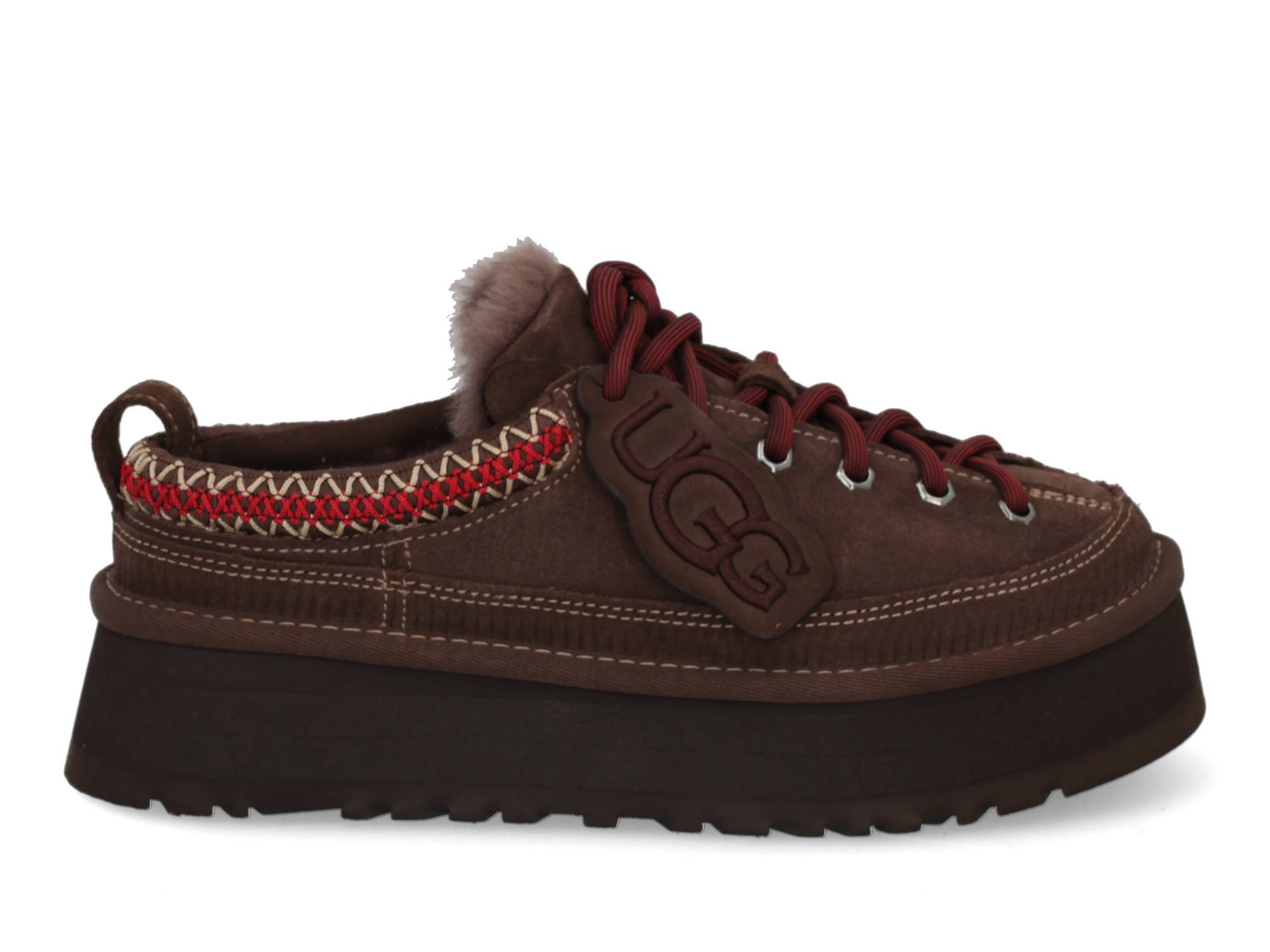 Ugg Heritage lace up slipper 11803 BCDR burnt cedar Bruin