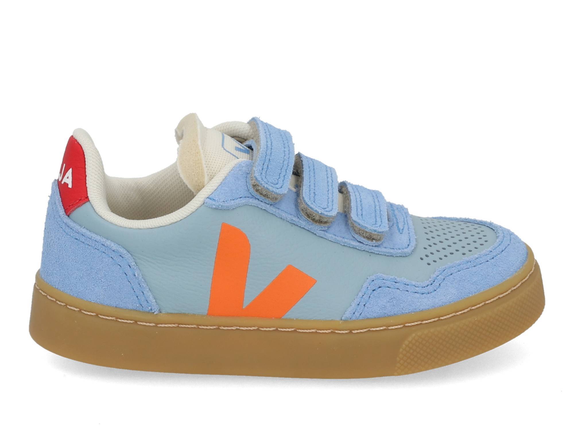 VEJA V-90 steel fury natur lichtblauw