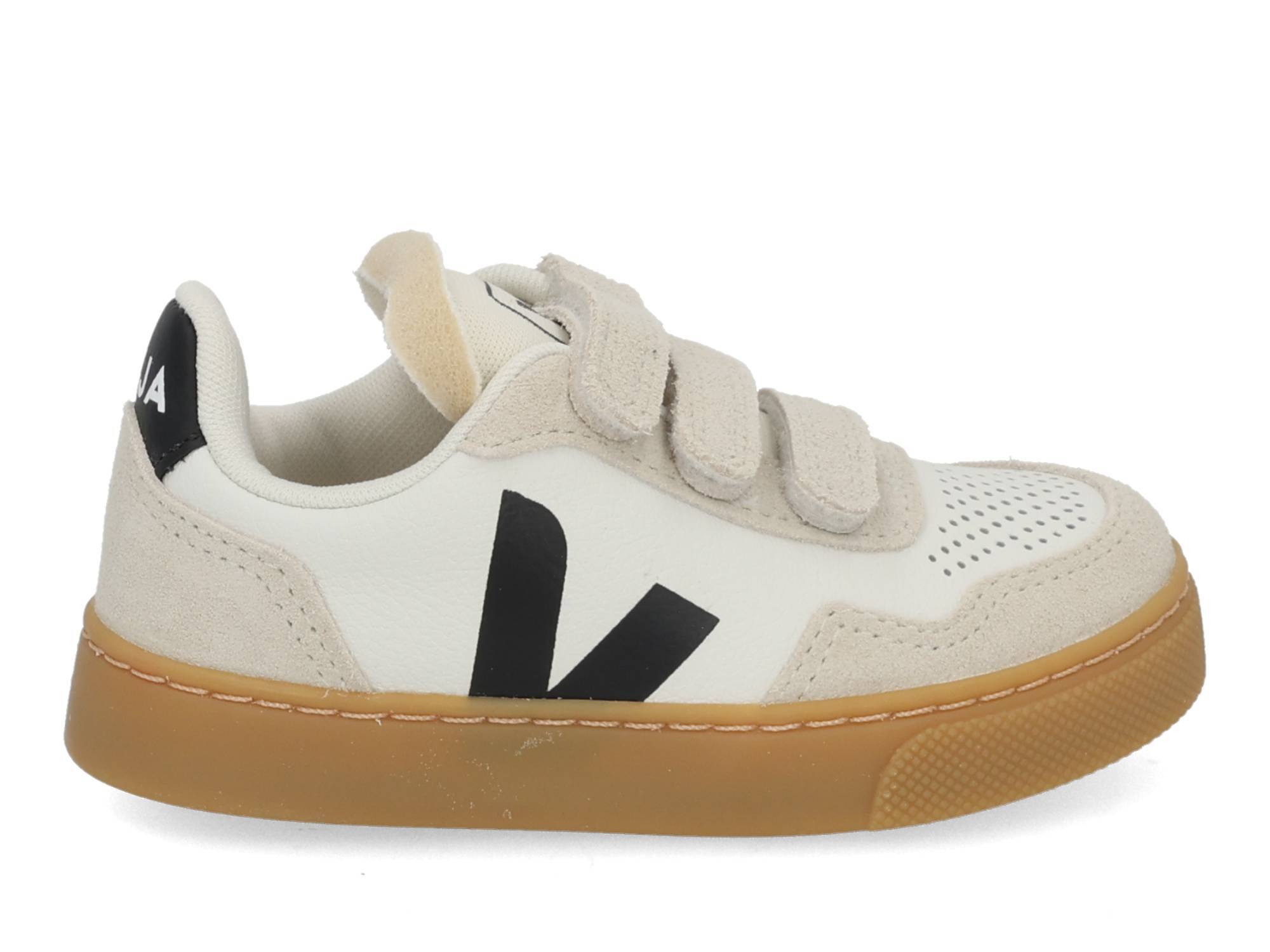 VEJA V-90 white black natu Wit
