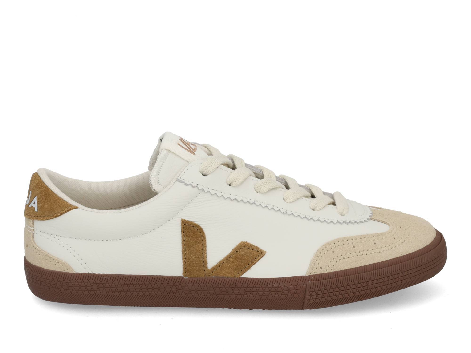 VEJA Volley white tent bark multi bruin