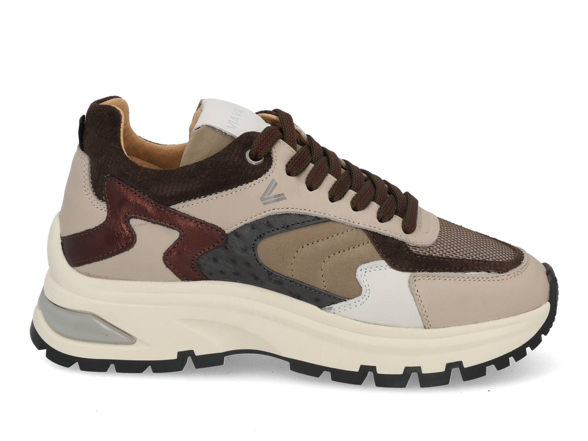 VIA VAI Liz Leighton 62317 struzzo grigio Multi grijs maat 37
