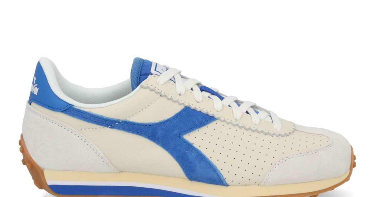 Diadora Heritage Rally punched white blue | Shoesbyboudewijns.nl