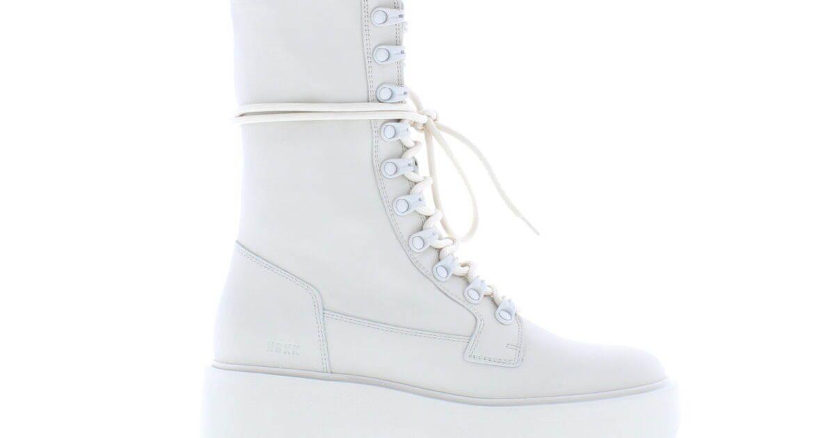 NUBIKK® Fara Noir | Black Biker boots | Official webshop